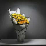 Yellow Gerbera & Rose Bouquet Statement – photo 5