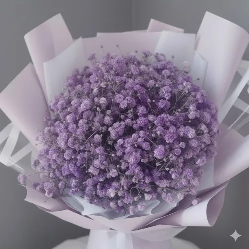 The Lavender Dream Luxury Purple Baby's Breath Bouque