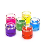 6-Piece Romantic Gel Shot Candles Set - Multicolored – photo 3