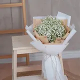Chinese White Gypsophila Bouquet – photo 2