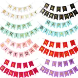 Premium Fishtail "Happy Birthday" Banner Flags – photo 1